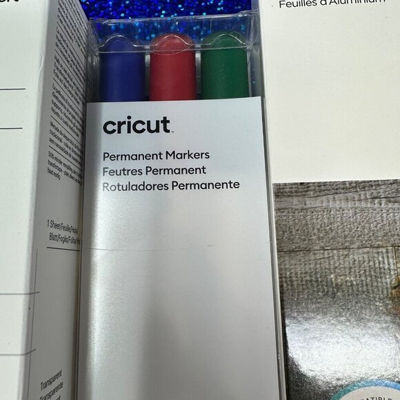 Cricut Lot Vinyl Holographic Foil Aluminum Marker Tape Starter Beginner Set Gift - Picture 10 of 12